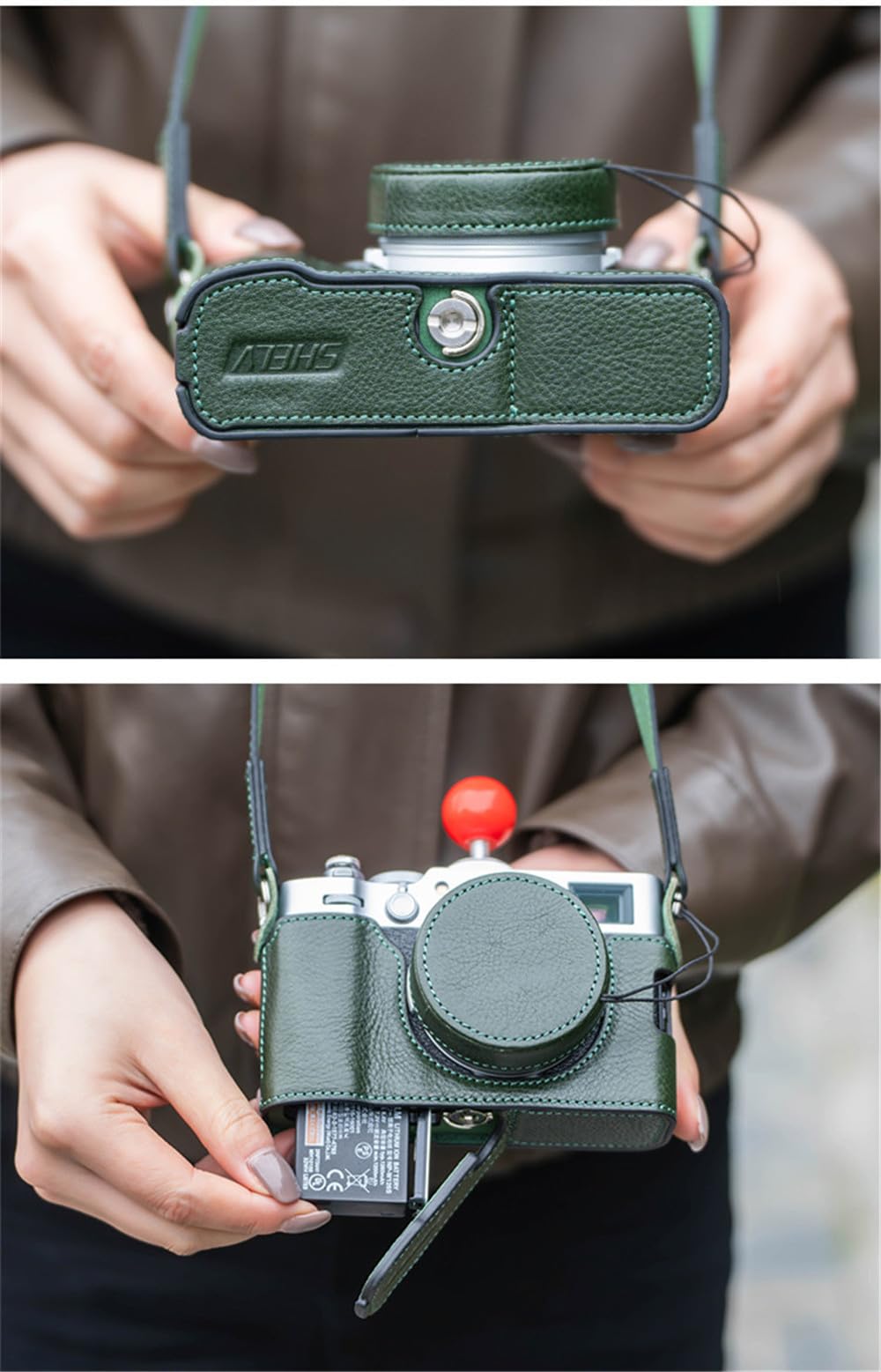 FUJIFILM X100S（本革ケース・ハンドグリップ・フード