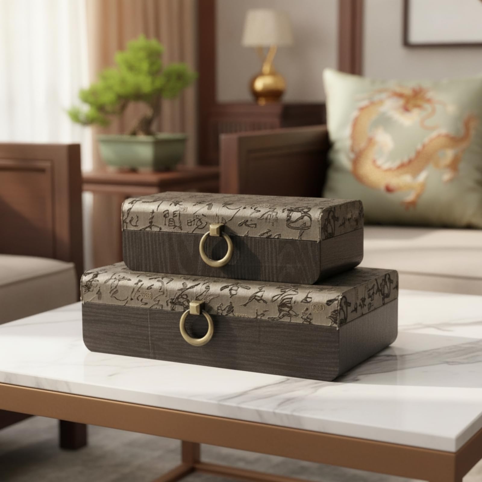 2 Piezas Cajas con Tapa Resistente Cajas Organizadoras Reutilizable Caja con Tapa para Estanterías
