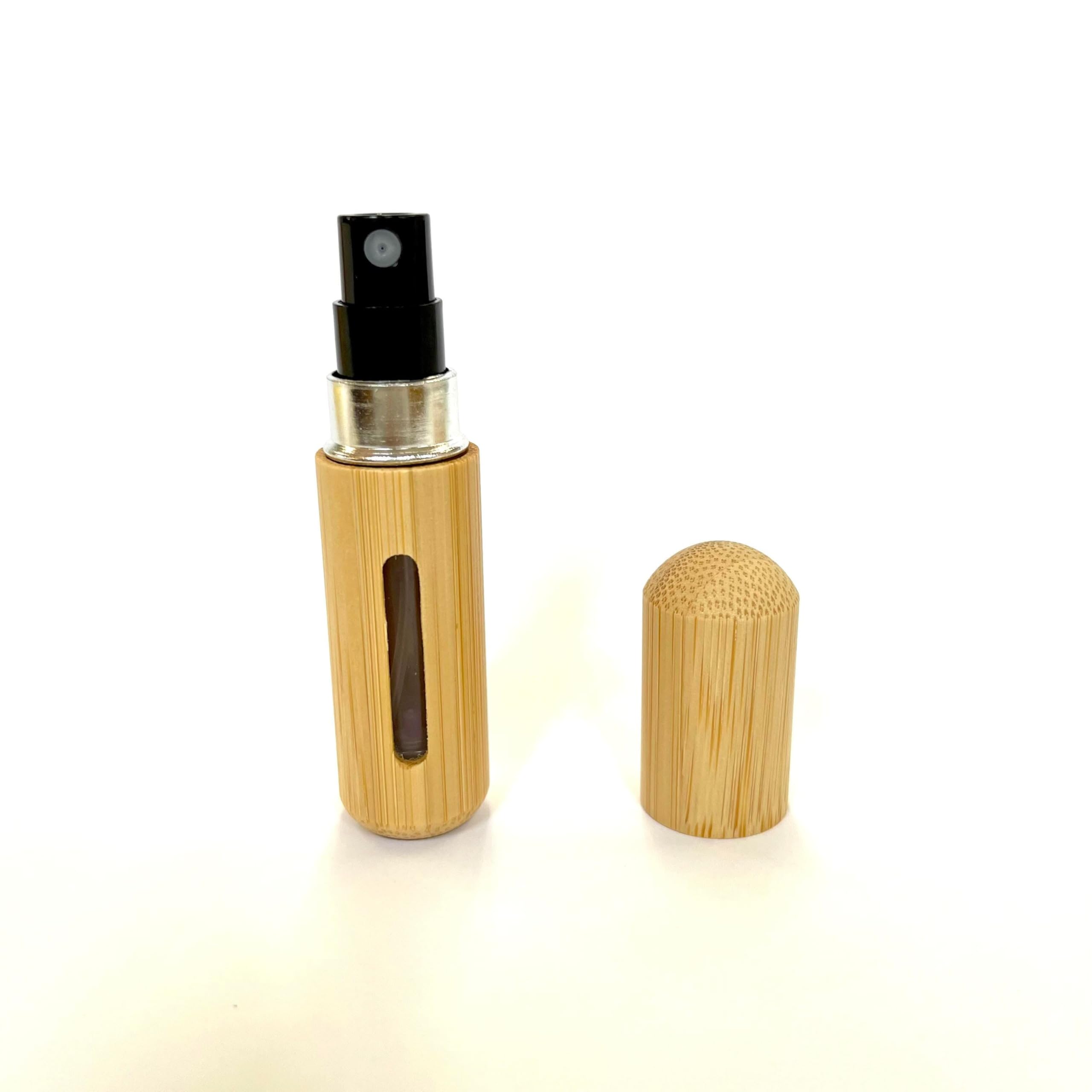 Amazon.co.jp: 【香水 アトマイザー】 バンブー 5ml 天然 竹 素材 丸