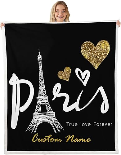 Miniatura 4 de Erosebridal Manta de forro polar de fútbol para niños y niñas, manta de sherpa de fútbol personalizada, manta de panal azul neón brillante para