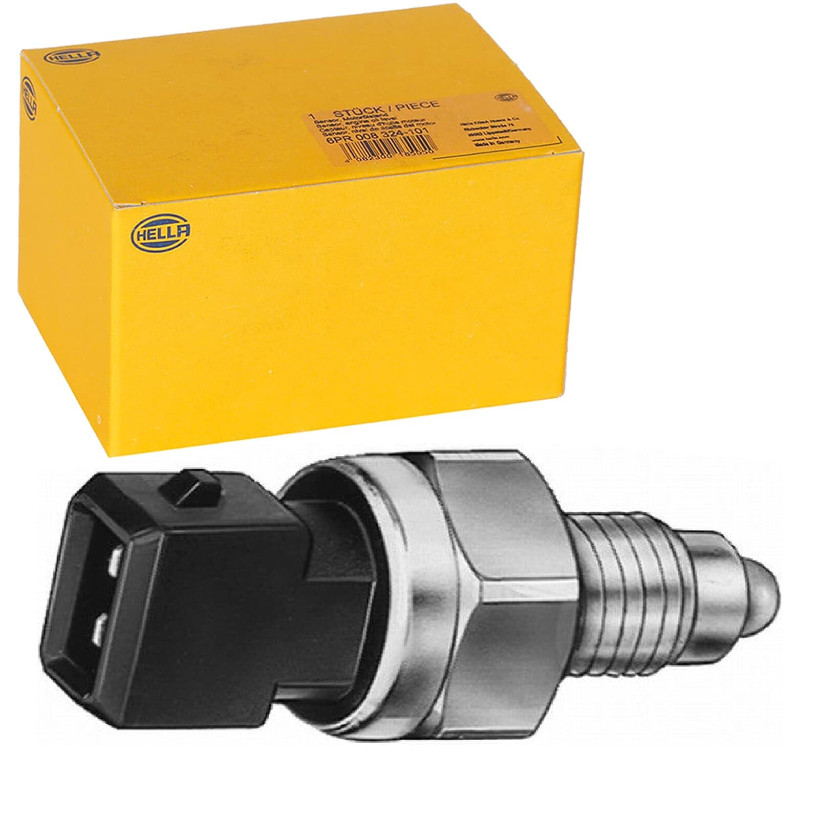 HELLA 6ZF 007 673-001 Interruttore, Luce di retromarcia, 12V, 2a... poli, avvitato, Contatto di chiusura, elettrico, Cambio manuale