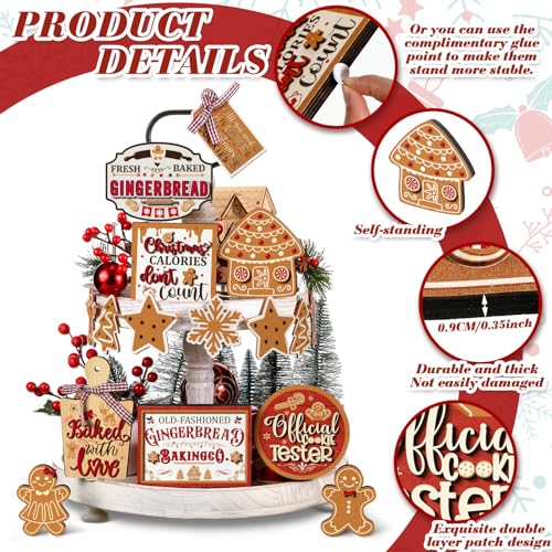 Plateau de Noël à étages : solution gain de place pour décoration de table