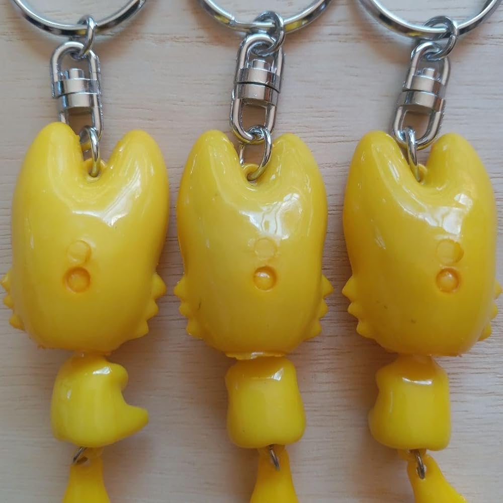 Amazon.co.jp: キタキツネ キーホルダー 3個セット 昭和レトロ 北海道