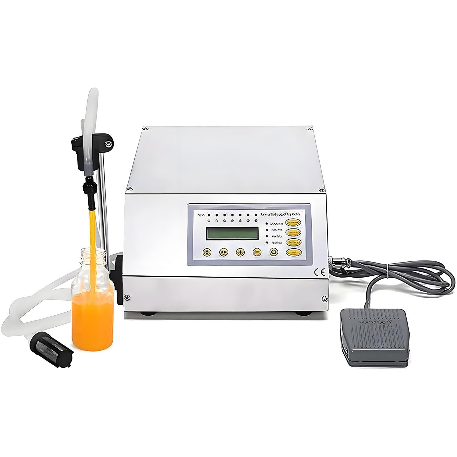 Máquina llenadora automática de líquidos, máquina llenadora de líquidos, máquina llenadora de líquidos de 5 a 3500 ml, 3,5 l/min, máquina llenadora de volumen para cosméticos, champús y aceites.