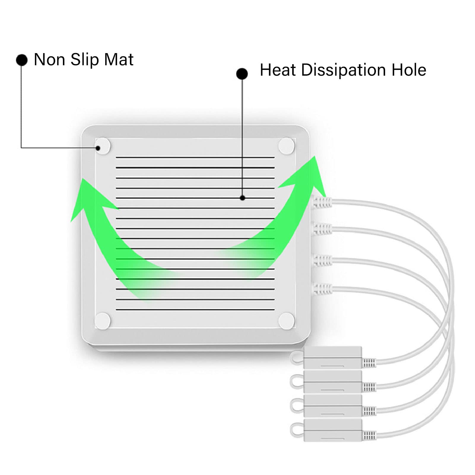 Mini 3 Pro Caricabatteria Multiplo, Caricabatterie Rapido a Ricarica Parallela, Caricabatterie per Droni Accessorio Hub di Ricarica UAV a 4 Vie con Porta USB per Mini 3 Pro RC Drone(#2)