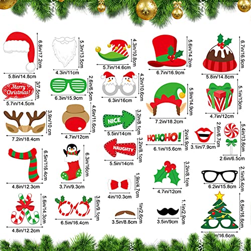 Christmas Photo Booth Props,Christmas Theme Hanging Swirls,Christmas Party Decorations Supplies,Merry Christmas Banner,Christmas Balloons For Christmas New Year Eve Party Supplies #TOP2