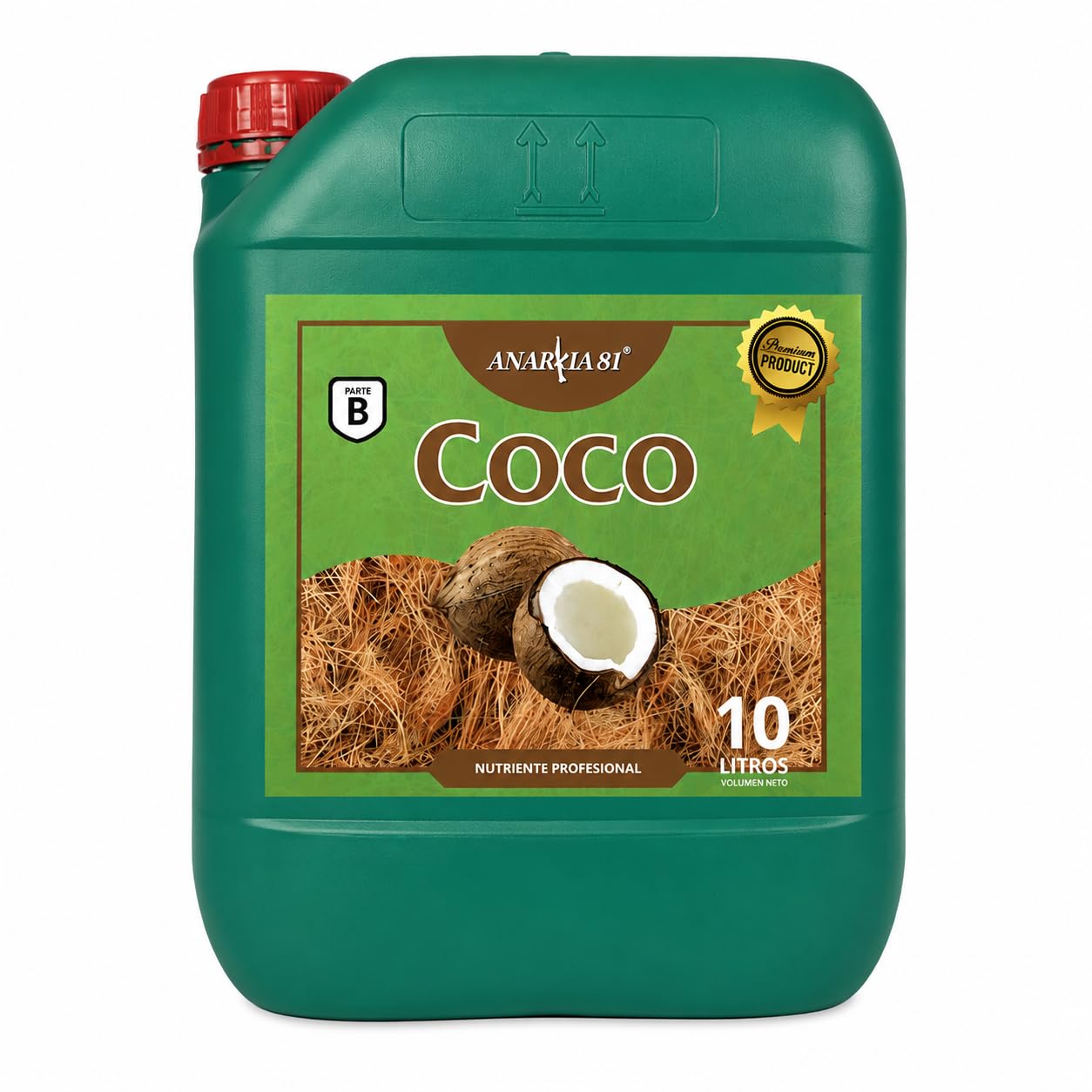 COCO B 10 L – Fertilizante Base Coco Parte B Nutrición Mineral A+B para Floración Plantas Cultivo en Fibra de Coco Interior y Exterior - Anarkia81