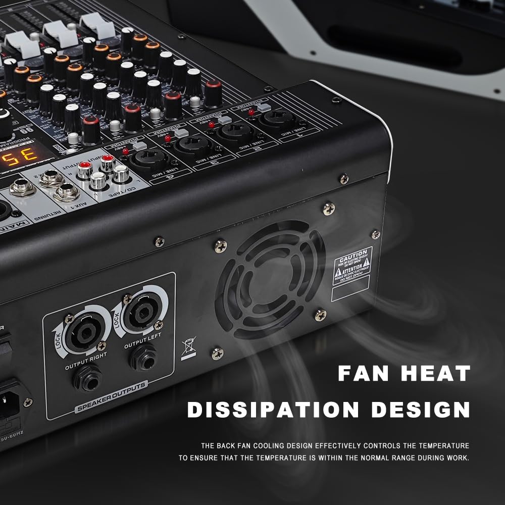 Mixer DJ, Mixer di potenza a 4 canali Amplificatore da 750 W 99DSP