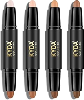 Sponsored Ad - KYDA 8 Colors Highlight Concealer Contour Stick, 2 in 1 Body Makeup Shding Stick, Face Highlighters Sticks,...