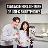 RØDE Wireless Micro para iPhone Lightning (solo iPhone 14 y anteriores), negro | Micrófono inalámbrico compacto para Lightning (X hasta 14), dos micrófonos con estuche de carga para creación de contenido en smartphone, negro Lightning 8