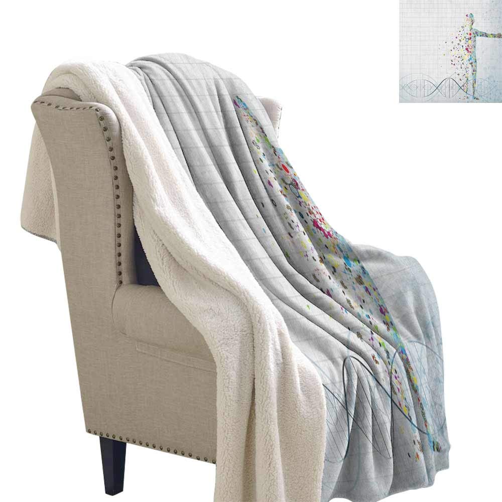 Buy Human Anatomy Baby blanket Digital Psychedelic Molecule Body of Human Helix Life Art