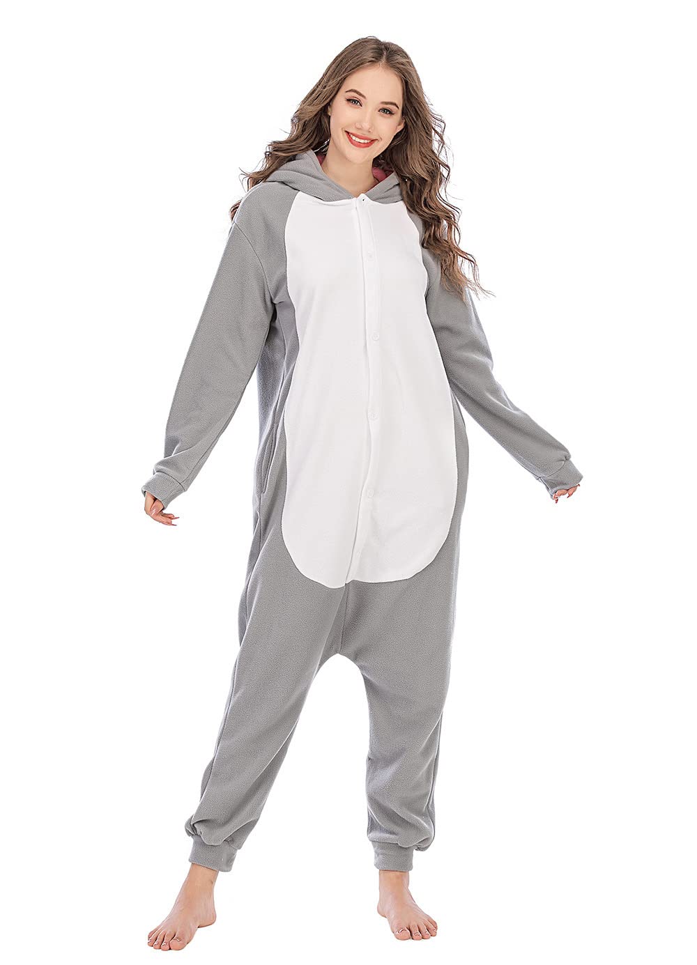 LBJR Pigiama Animali Adulti Cosplay Costume Pigiamone Intero Onesie
