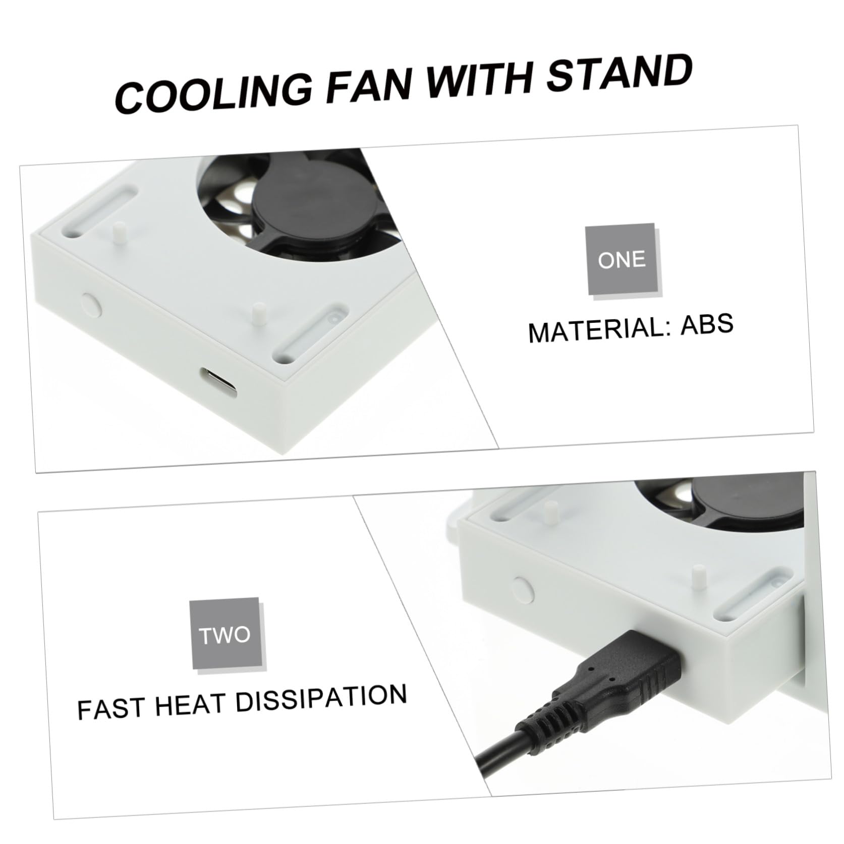 KOMBIUDA 1 Set Base di ventola di raffreddamento supporto verticale della ventola di raffreddamento più fresco base verticale con ventola di raffreddamento rack ventola di raffreddamento