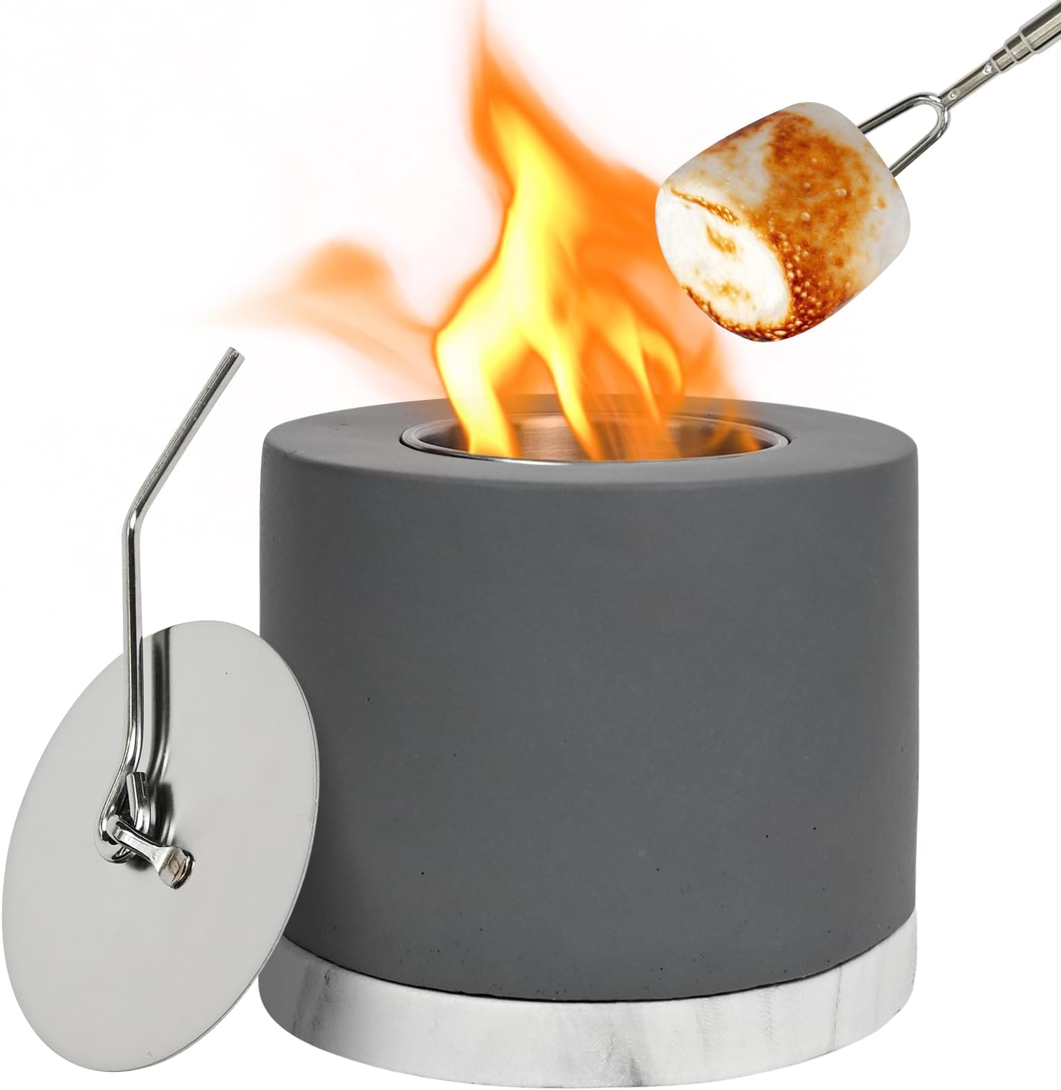 CCDobbs Indoor Smores Maker,Tabletop Fire Pit Bowl,Mini