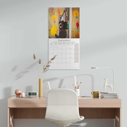 Miniatura 4 de Grupo Erik Calendario de pared oficial vintage 2022, calendario 2022, calendario de pared cuadrado de 12 x 12 pies, calendario familiar 2022,