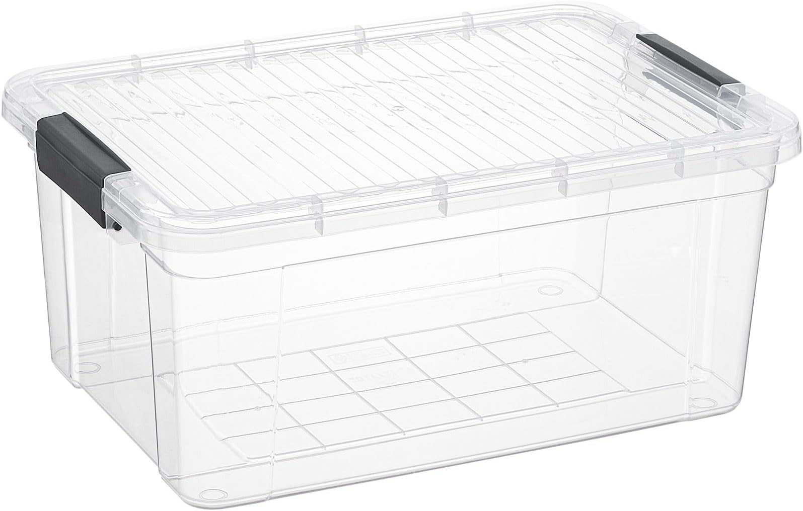 Clear Storage Container with Lid, 16 Quart Plastic Bin for organization, Non-Toxic, BPA Free, Odor-Free, Stackable Latch Box organizer for Home, Dorm, Classroom, Garage, Closet (16 Quart)