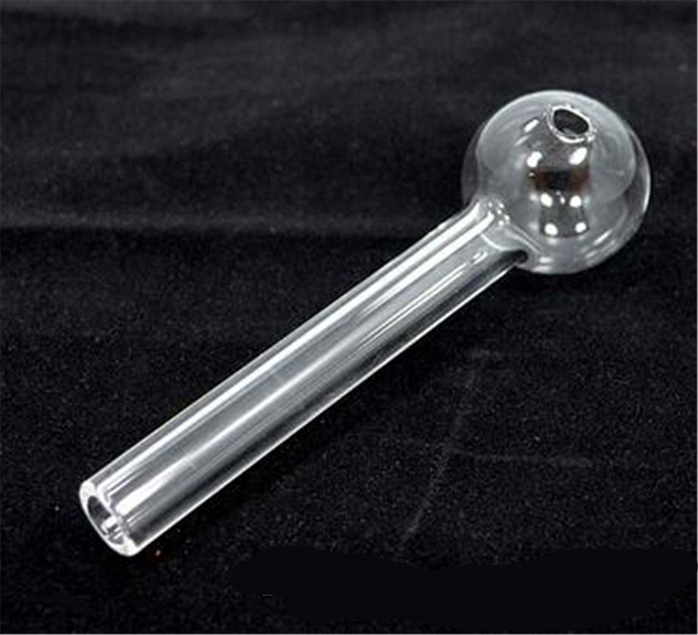 Ambrose - Tubos de cristal transparentes para fumar o beber (10 unidades, 10 cm, 2 mm de grosor, tubo de vidrio ecológico)