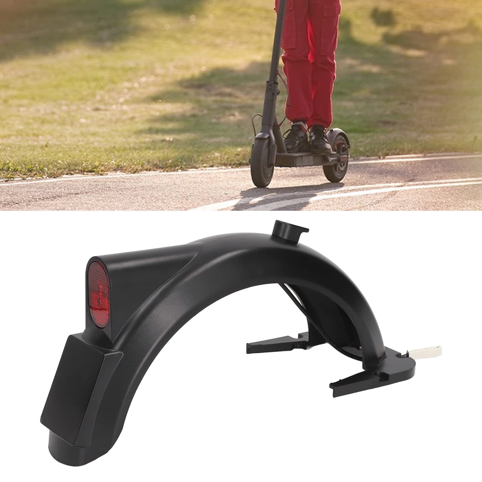 Pilipane Electric Scooter Rear Universal with Tail Light, Electric Scooter Replacement and Scooter Rear Mudguard