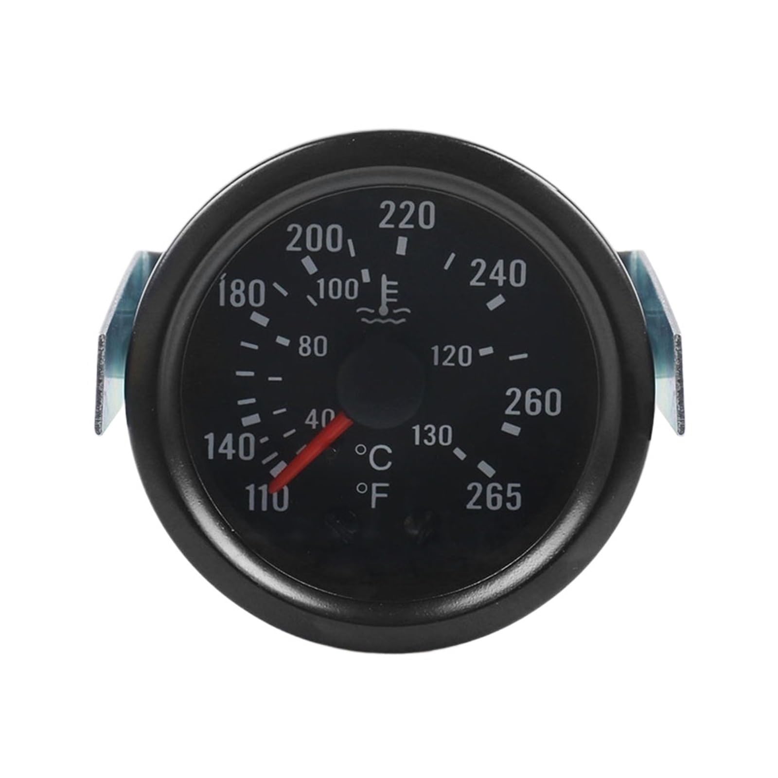 Jauge de température d'eau 52mm 12V pour tableau de bord auto
