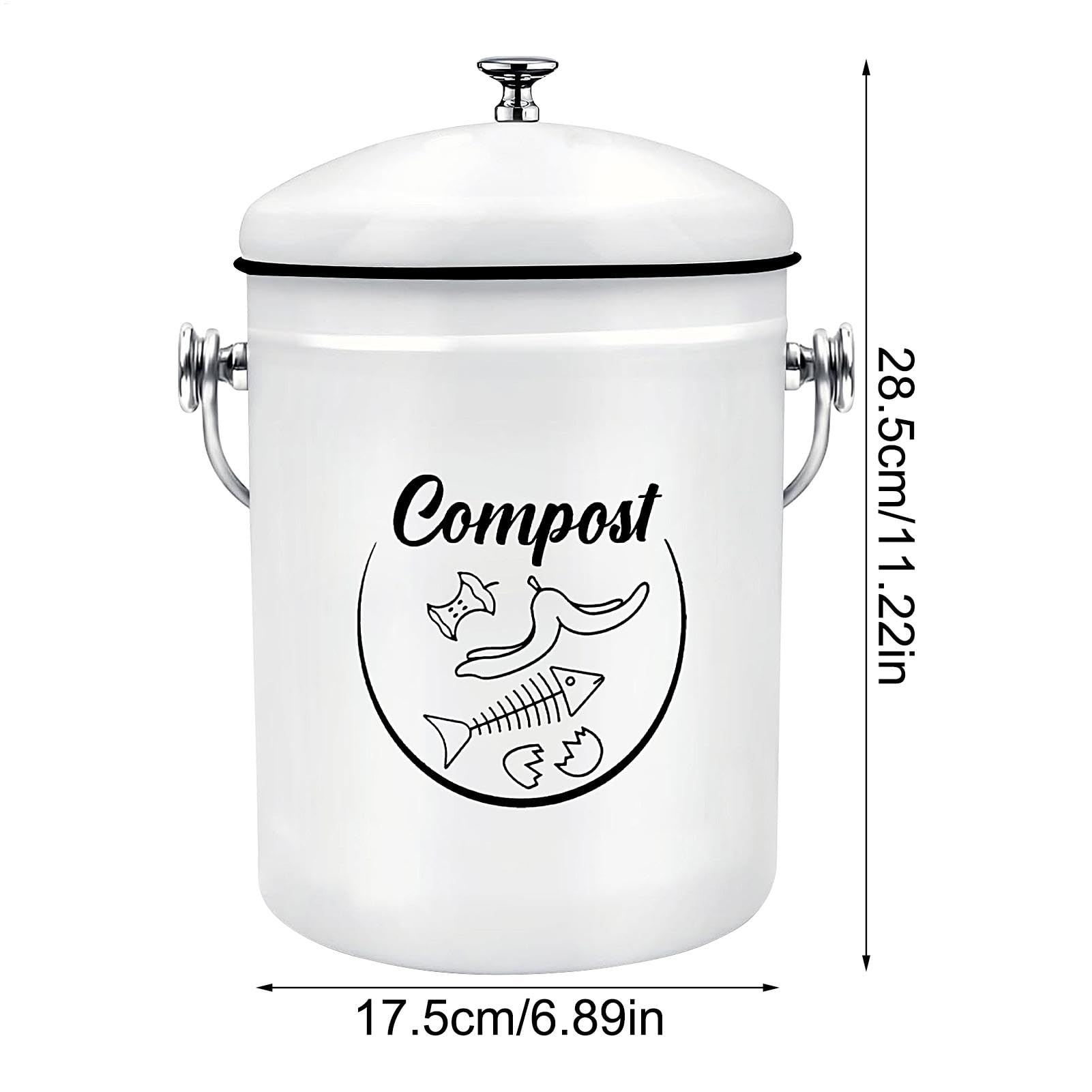 Conteneur À Compost De Cuisine Le Collecteur pour Déchets Alimentaires, Les