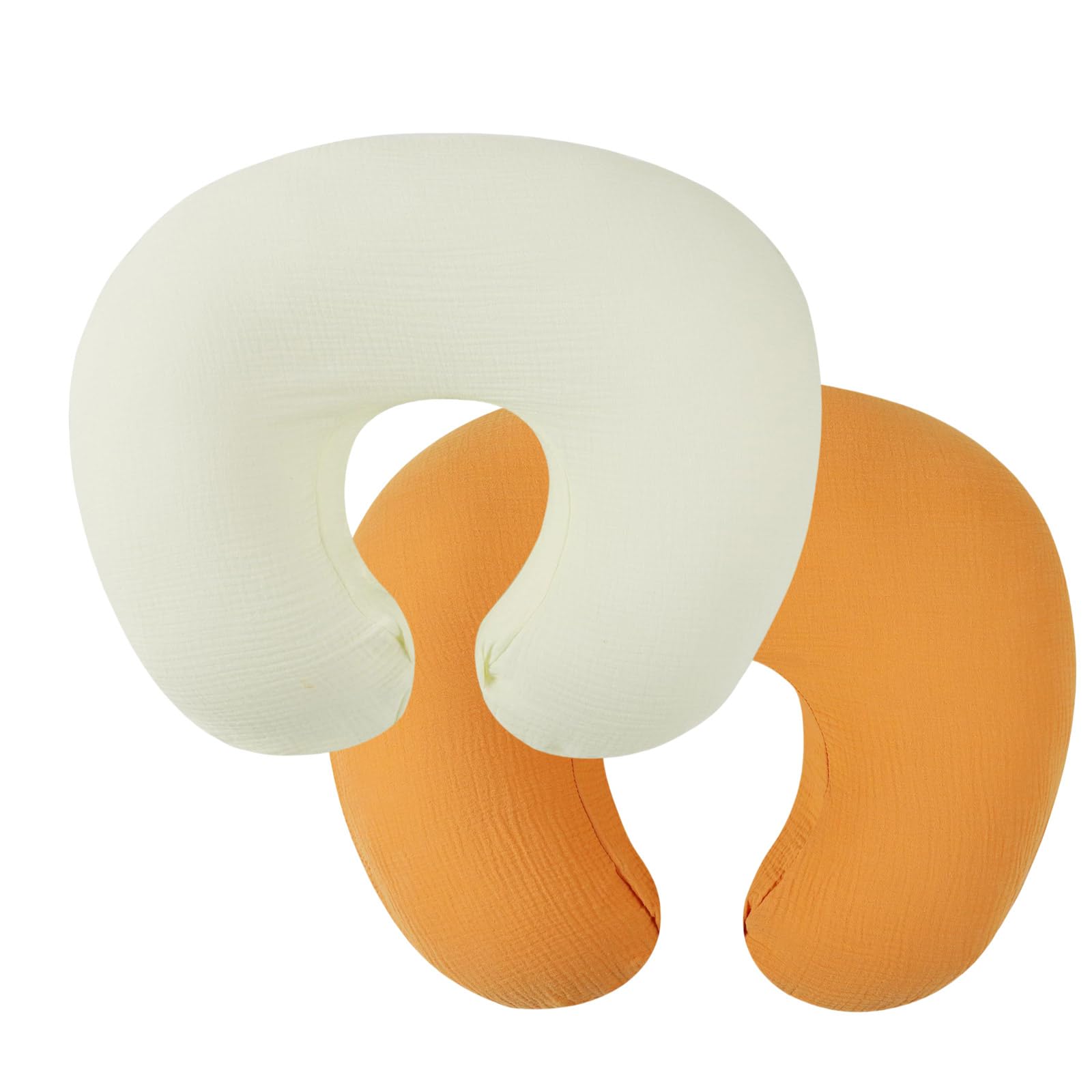 CRFFZ Of 2pcs Baby Breastfeeding Pillow Covers/Inner Newborns Nursing Pillowcase Slipcover Detachable Sleeve Maternity Pillowcase