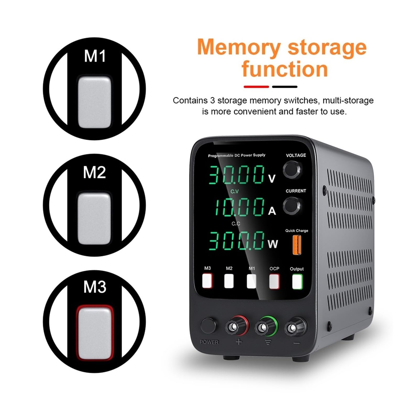 Zasilacz zmienny, Regulowany zasilacz DC Lab Switching Power Converter Źródło ławki Cyfrowy wyświetlacz stabilizowany do naprawy telefonu(APS305H)
