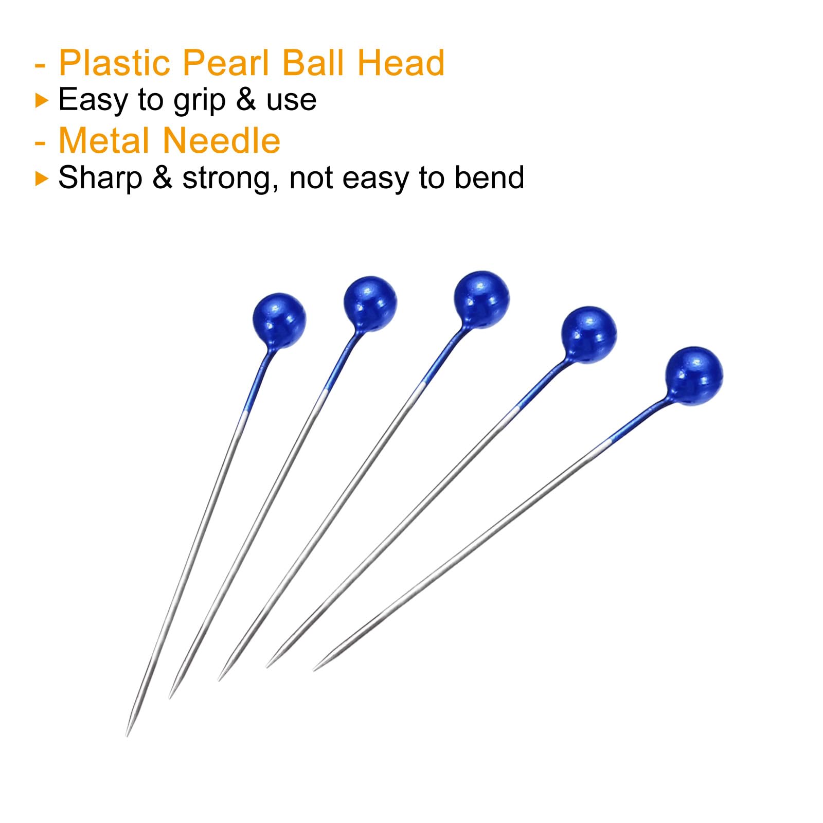 PATIKIL Spilli Da Cucito, 200pz 1,5 Pollici Perno Dritto Con