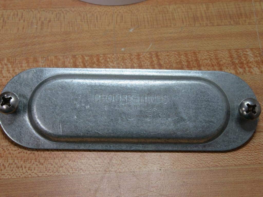 Crouse & Hinds 380 Stamped Steel Conduit Cover (Pack of 3)