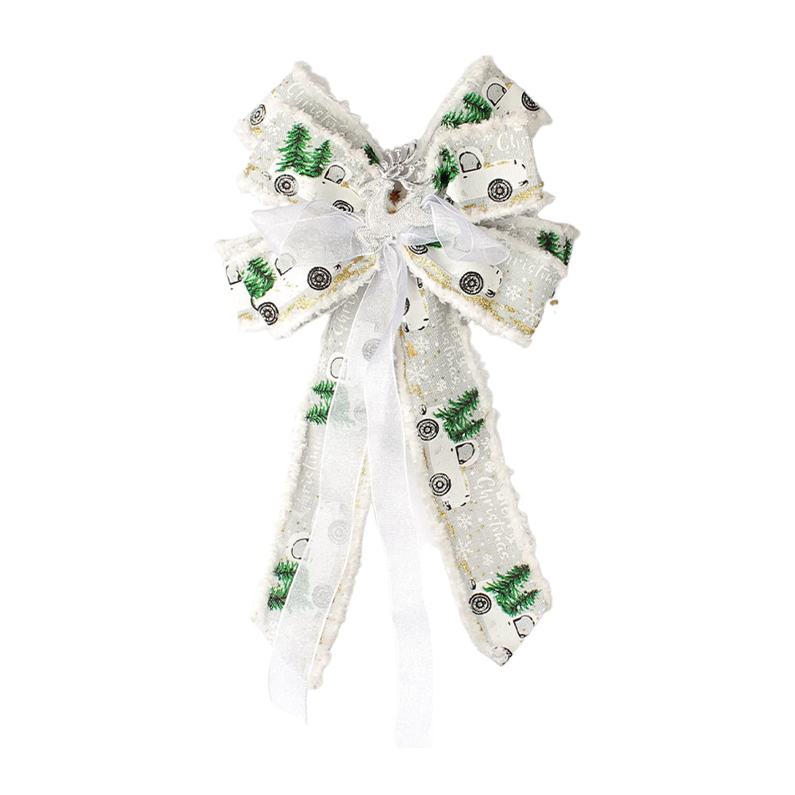 Buxuaaaa Ribbon Twist Tie Bows Pretied Bows Premade Craft for Treat Bags Cake Gift Wrapping Basket Wedding and Ribbons