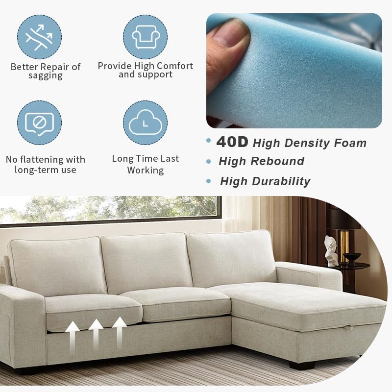 Couch Cushions ATTWO-Couch Cushion Support For Sagging Seat, 3Pcs