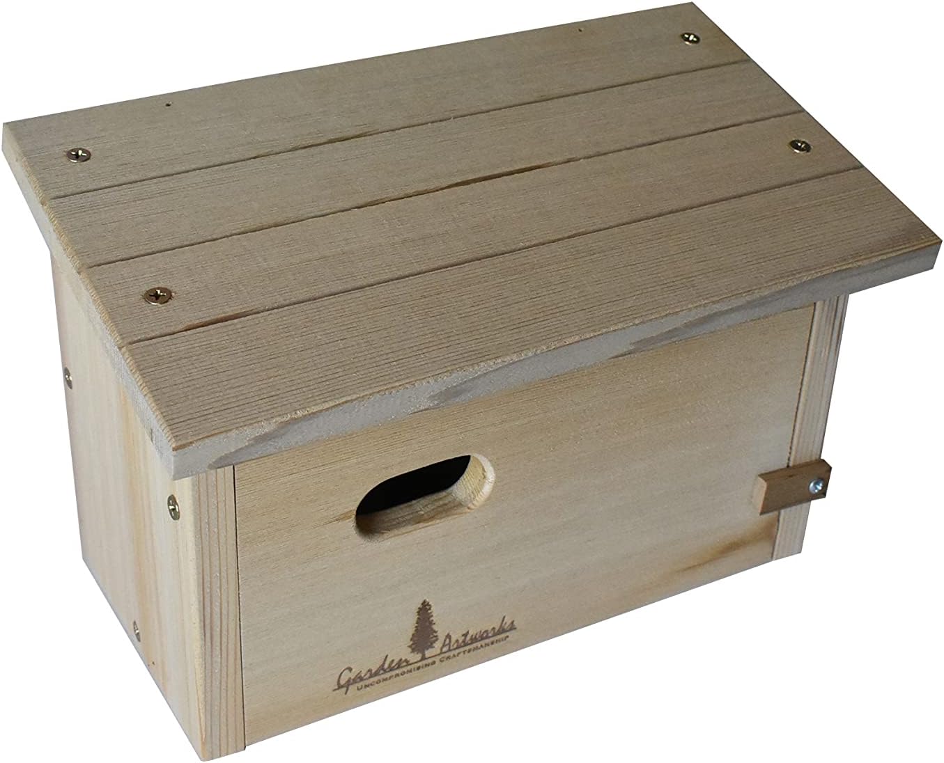 Swallow Nest Box with Special Entrance Deters House Sparrows