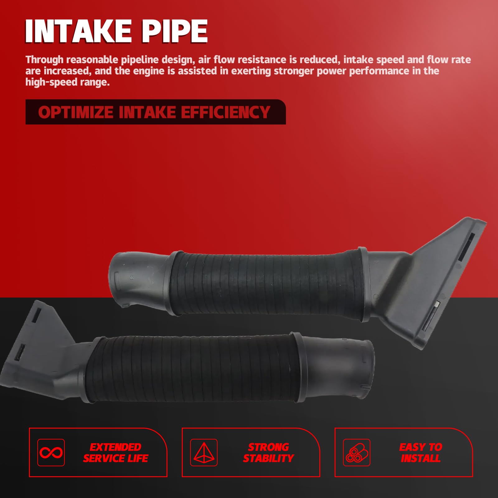 Amazon.com: Bomunik 2-Piece Left and Right Engine Air Intake Hose