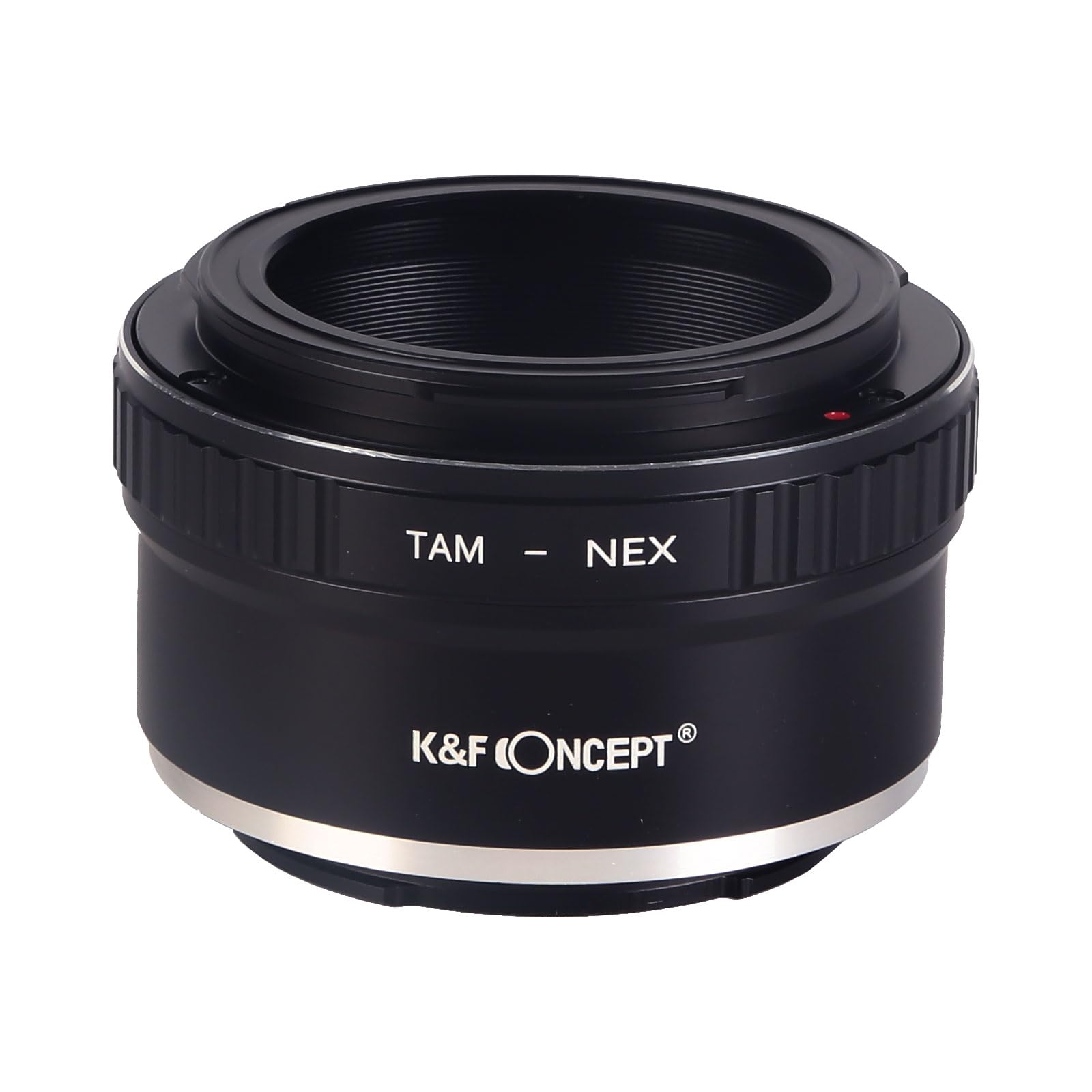 K&F CONCEPT Bague d'adaptation pour Objectif Tamron Adaptall II à Caméra compatibile Con Sony NEX Adaptateur lentille Fait de Laiton et d'aluminium Adaptateur Solide précis Noir