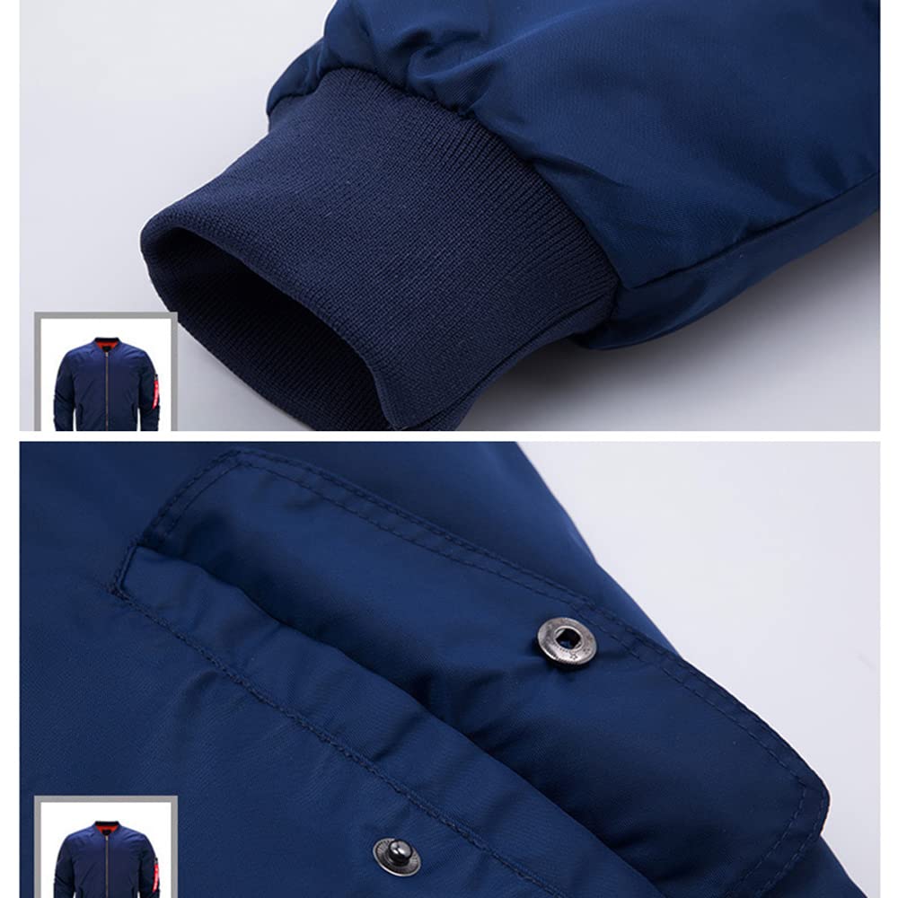 Chaqueta de vuelo con estampado po-rnh.ub para hombres y mujeres, chaqueta a prueba de viento, sudadera informal Air Force One, chaquetas abrigadas Chicas/A/3XL