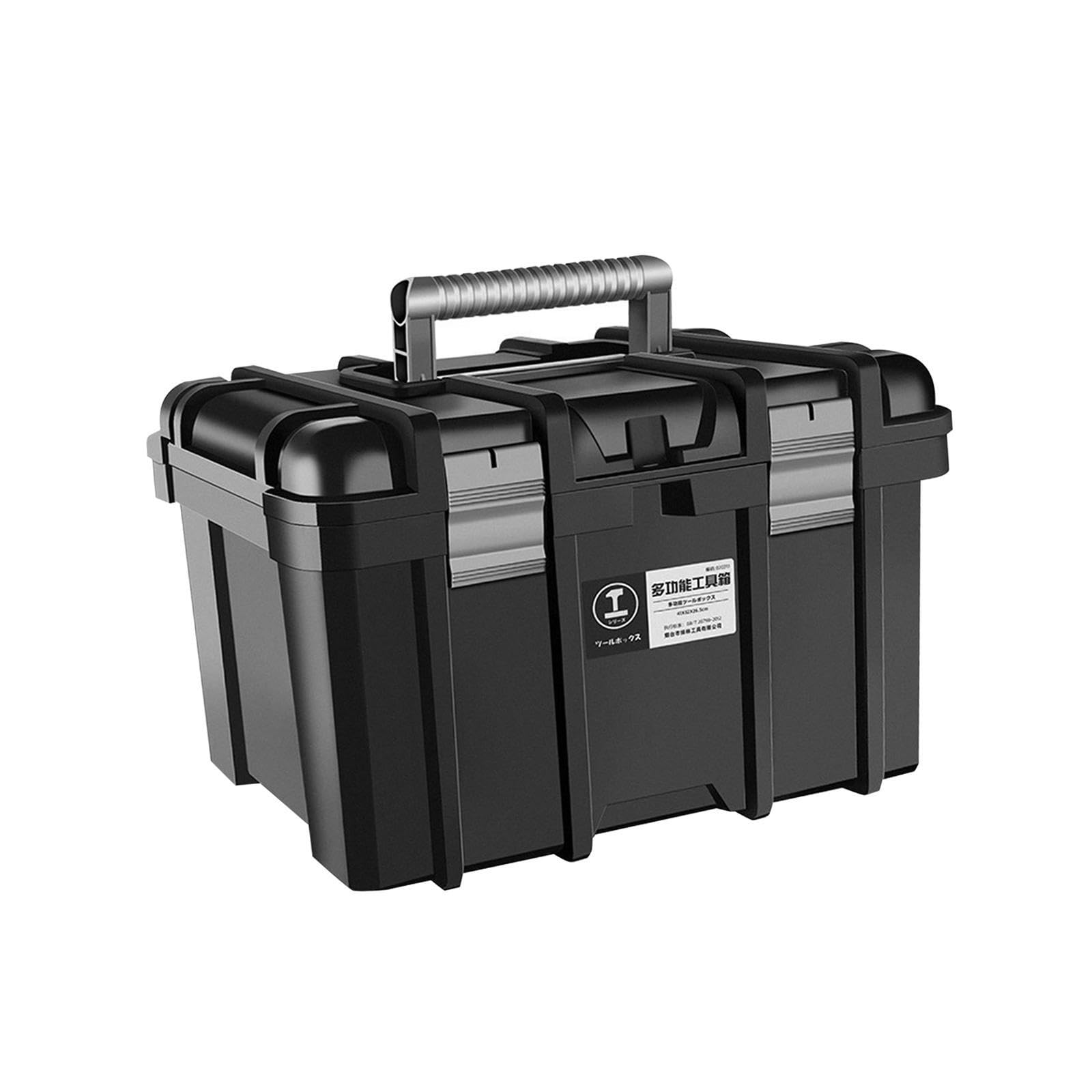 Organizer per cassetta portautensili portatile multifunzione con coperchio per riporre gli attrezzi e trasportare facilmente gli articoli di ferramenta Utensili manuali Trapano per trapano a