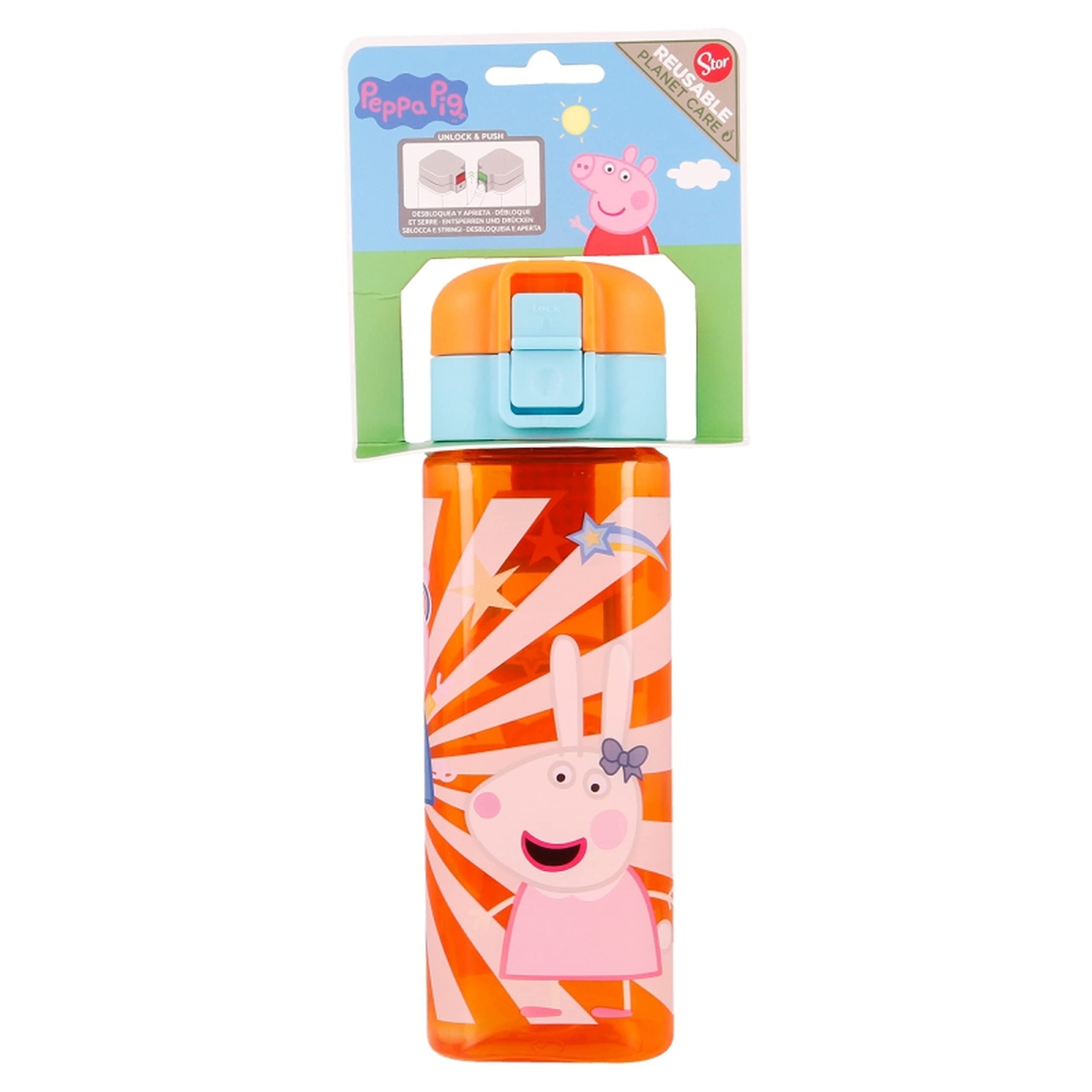 Stor Peppa Pig Kindness Counts Kids Robot Bottle 550 Ml |