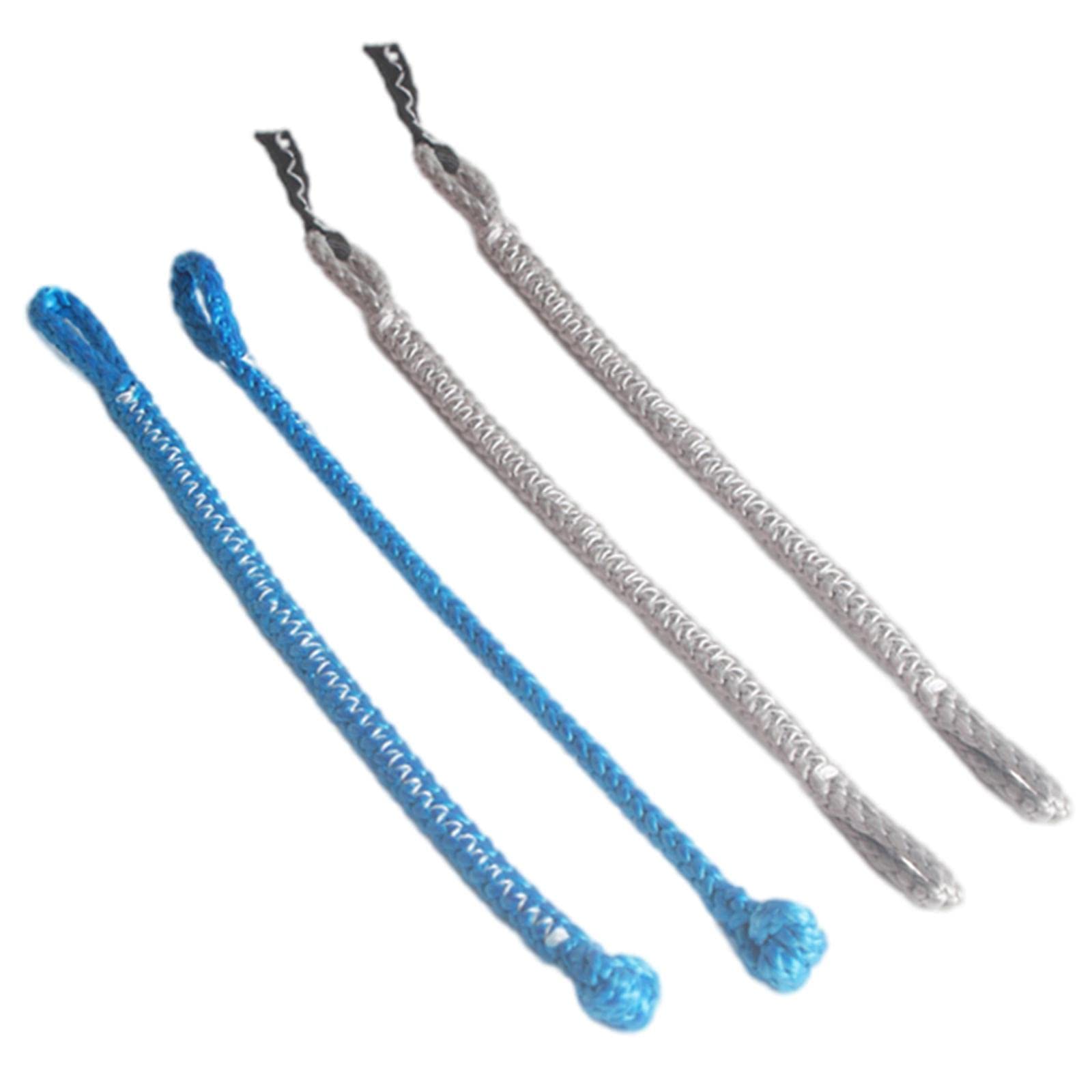 rockible Lot de 4 Nattes de Kitesurf, Kitesurf Pigtails de Rechange 1000 Kg, Bleu Gris