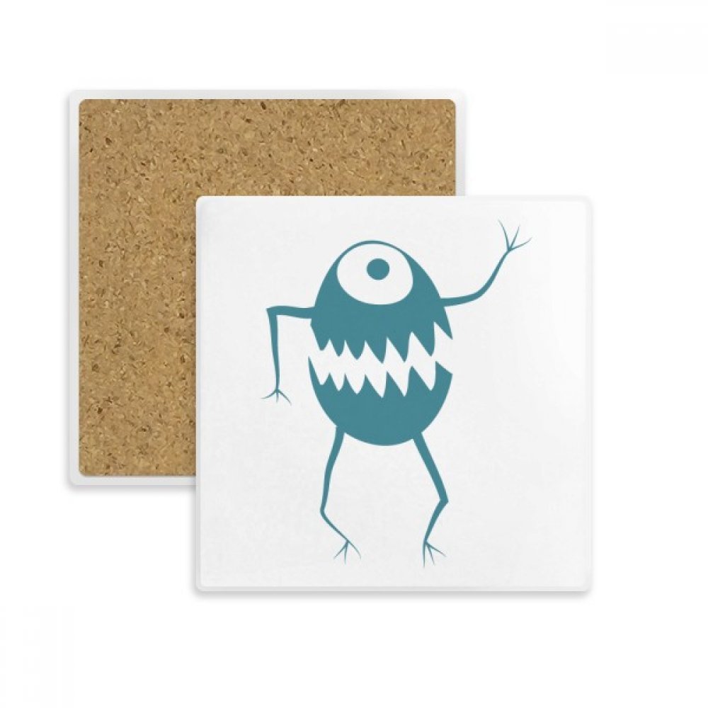 Dessous de verre extraterrestre en pierre absorbante DIYthinker pour tasse et verre multicolore