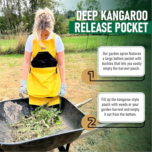 image for Grampa's Weeder Grampa's Garden Apron - Cross Back Gardening Apro