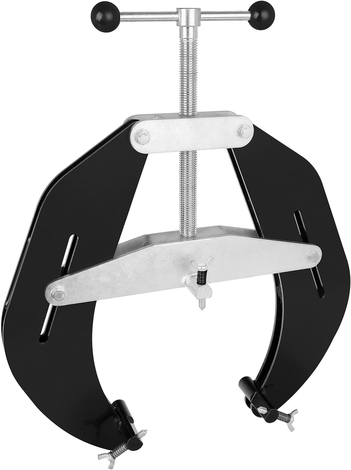 Abrazadera de tubo, 5 a 12 pulgadas, herramienta de alineación de tuberías de acero con diseño ligero, abrazadera ultra de alta resistencia con tornillos de acción rápida, herramientas manuales