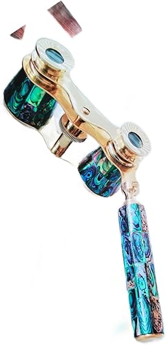 Miniatura 8 de Prismáticos de cristal de ópera hechos a mano con diseño de caja de cuero, regalos para el amor