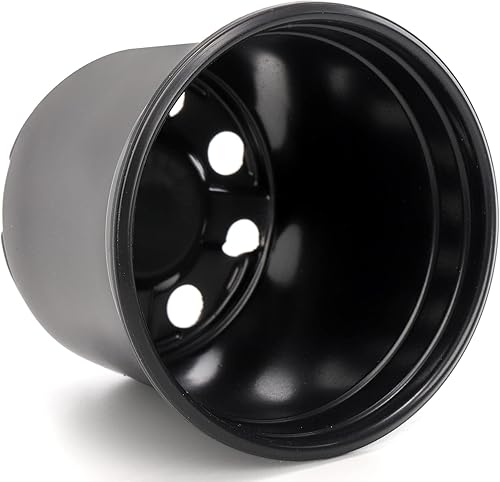 Miniatura 3 de DEAYOU 60 macetas de 3, 4, 5 pulgadas, macetas de plástico con agujeros de drenaje, macetas pequeñas para plantas de plántulas para jardín,