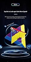 Vista 6 de Bukefuno MoYu RS Maglev Pirámide 3x3 Velocidad Rompecabezas MFJS moyu Maglev Pyraminx M Cubo 2022 sin pegatinas
