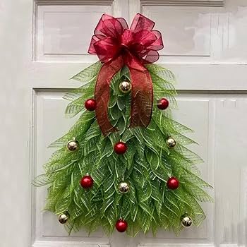 2024 christmas wreath① 2024 Christmas Wreath Handmade Vintage Christmas Wreaths for