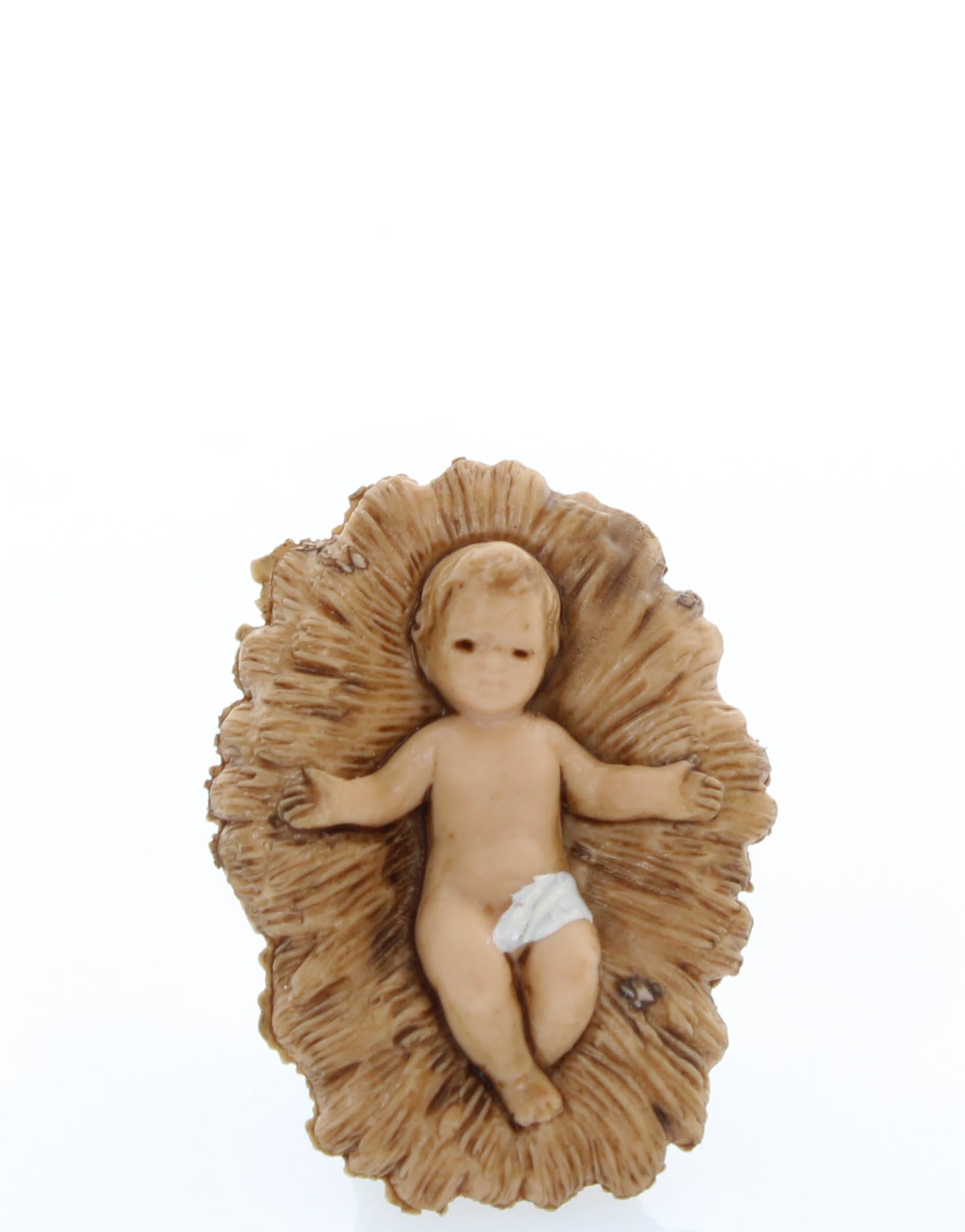 Nativity 6 Figurines Set – 1:50 Scale Micro Unbreakable Figures, Hand-Painted 18th Century Style, Made In Italy By Sculptor M. Landi