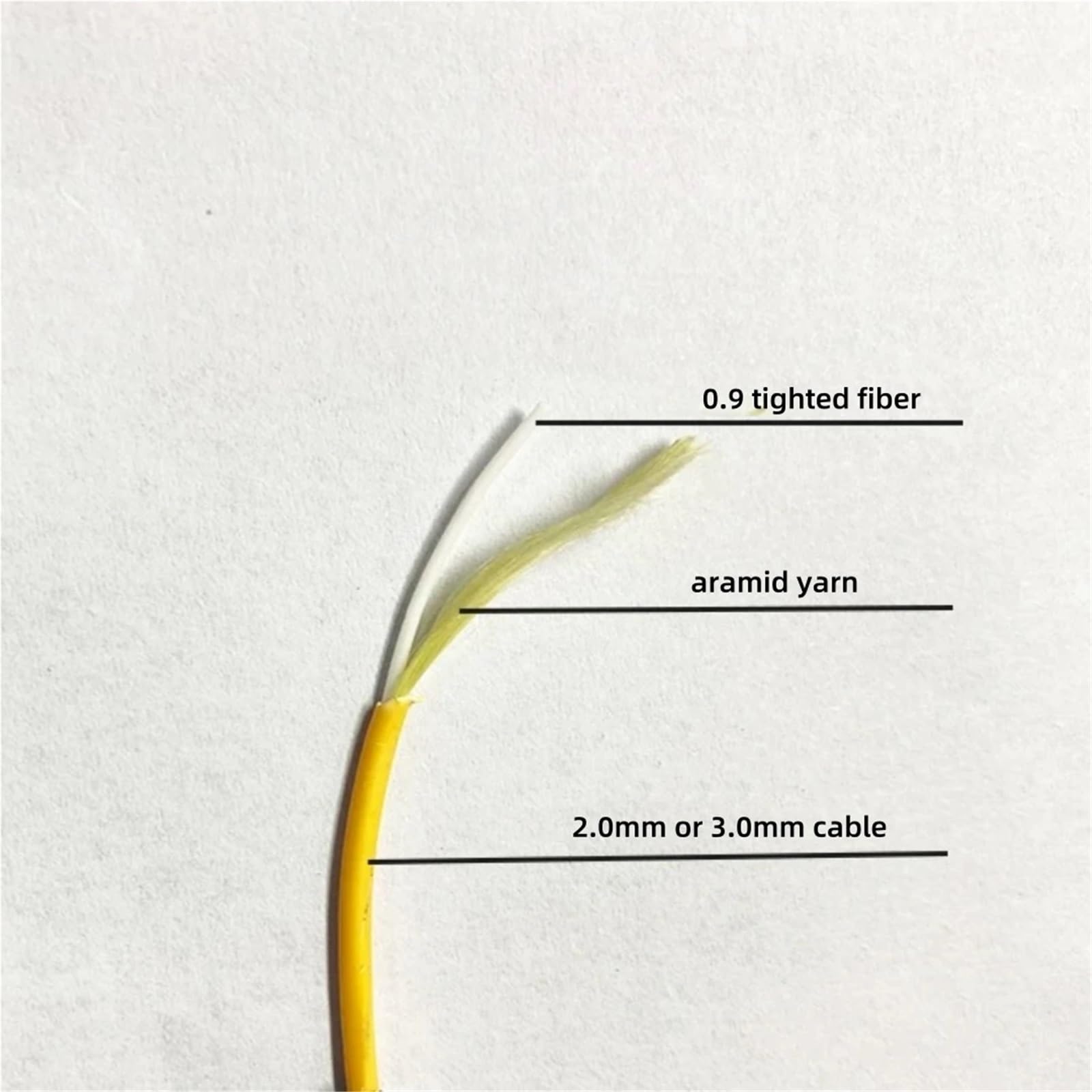 LCAPC-SCAPC cavalier de fibre optique 1-100m cordon de raccordement Simplex monomode 1m 2m 3m 5m 10m 20m 30m câble d'extension FTTH p-fibre optique(LCAPC-SCAPC 50m)