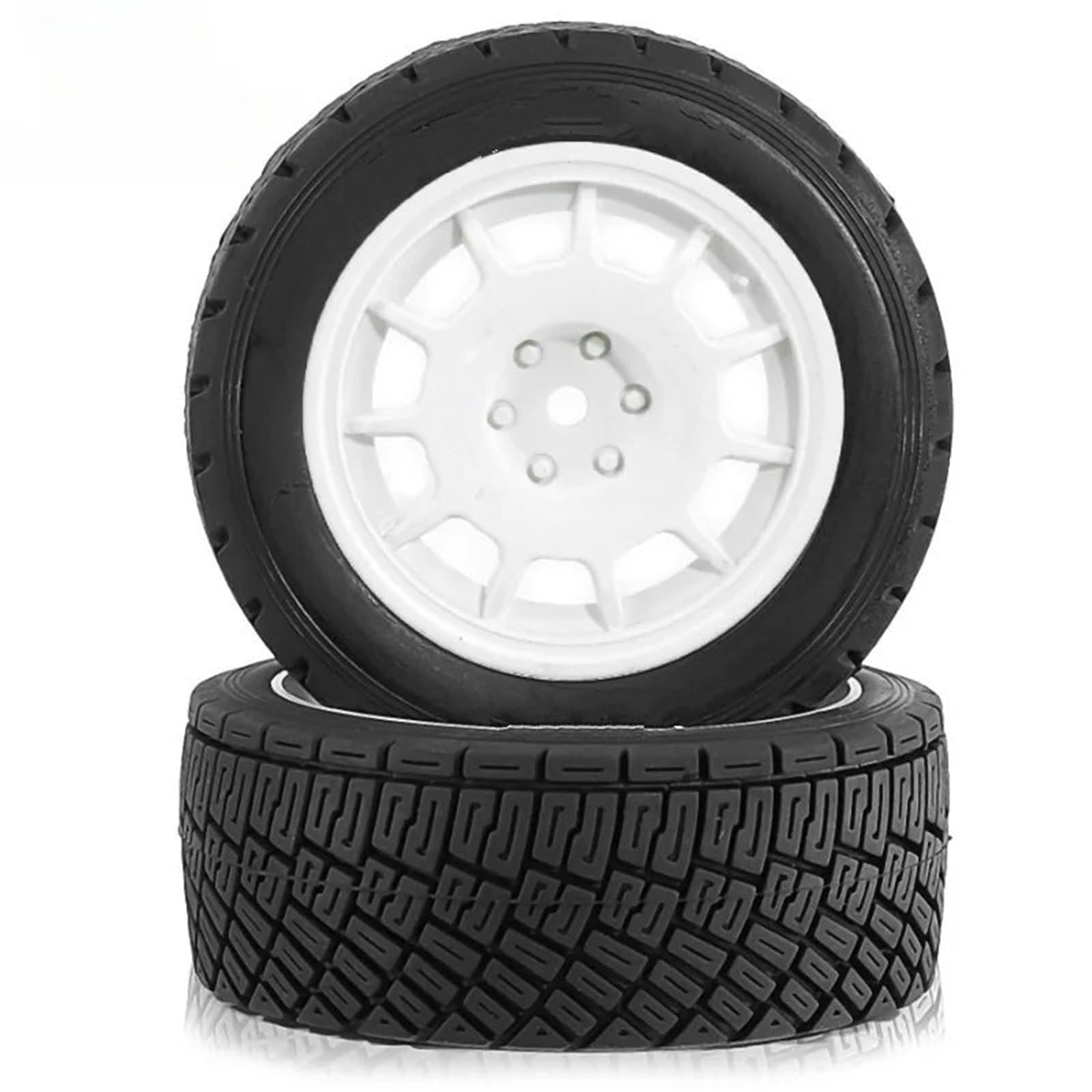 RC Repuestos para 1/10 Neumáticos Carreras 4 Unidades 78X30 Mm 12 Modelos RC Coches para Rally Piezas Mejora Modificación Reparación
