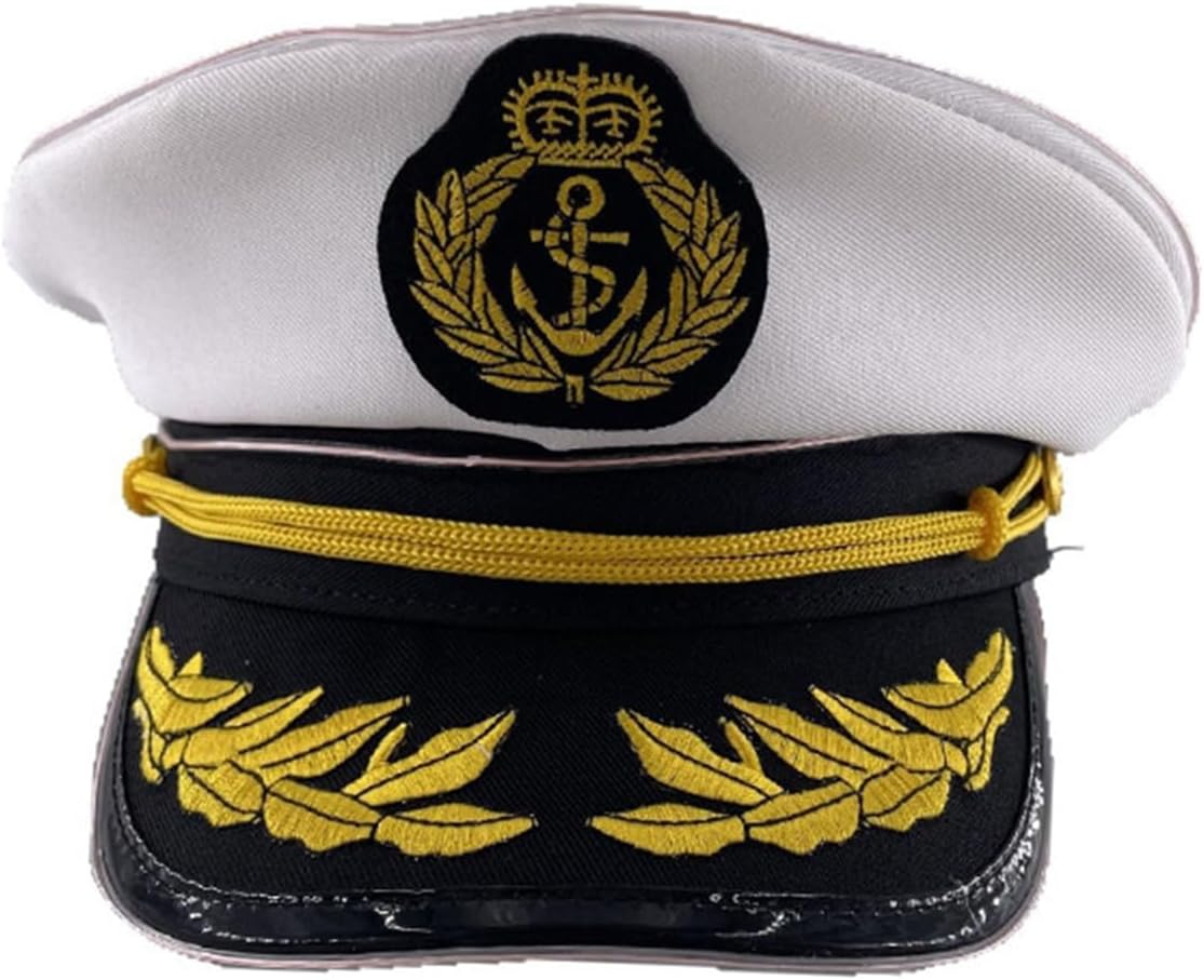Cotton LED Lighted Hat with Captain Embroidery for Stylish Nighttime Fun and Embroidered Captain Hat