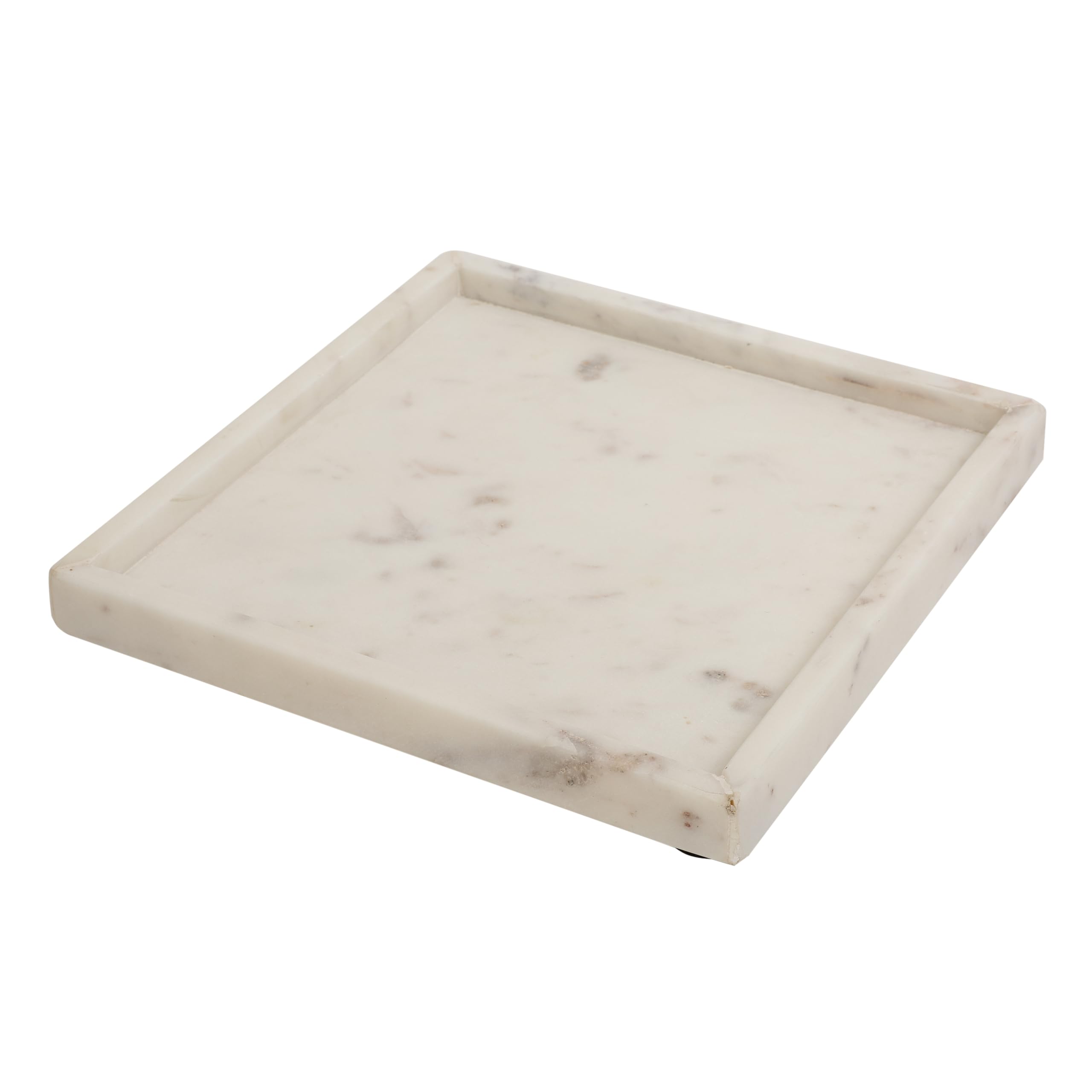 NikkisPride Marble Tray Square, Serving Tray, Vanity Tray Handmade in India 4