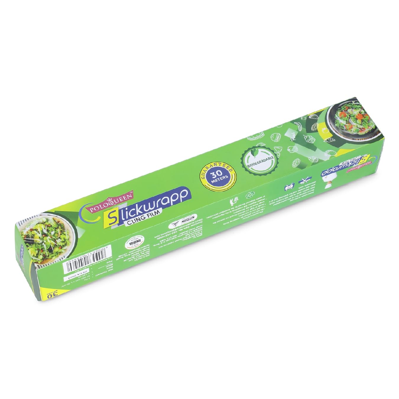 Buy 30meter Cling Film Roll Biodegradable Cling Wrap for Food Wrapping, Microwave Safe Film Wrap